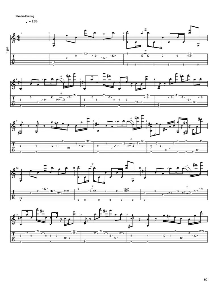 Playing God (Intro Tab) | PDF