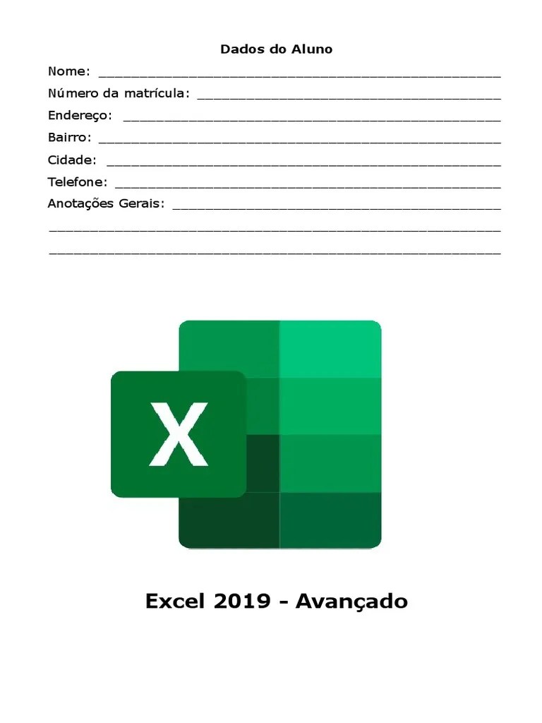 Apostila Excel 2019 Avancado | PDF | Macro (Ciência Da Computação ...