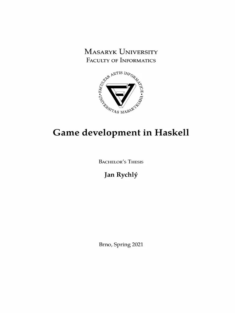 Game Development In Haskell Archive | PDF | Object (Computer Science ...