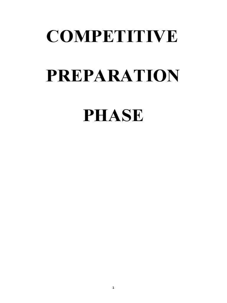 Annual Plan Training | PDF | Recreation | Physical Exercise