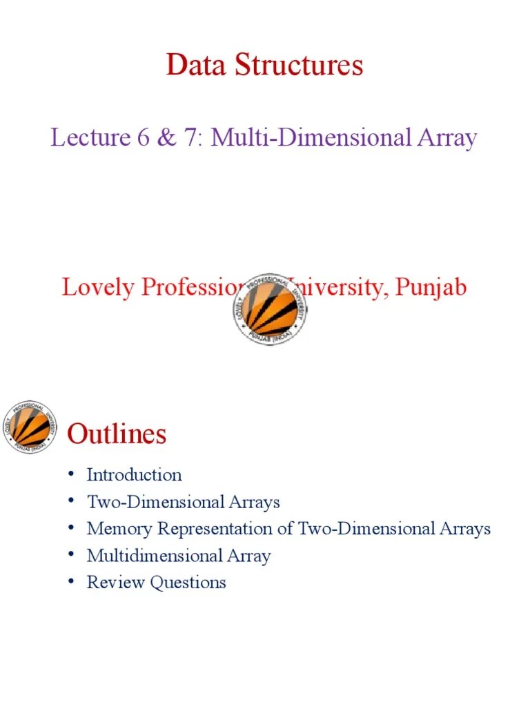 MultiDimensional Arrays | PDF | Array Data Structure | Mathematical Objects