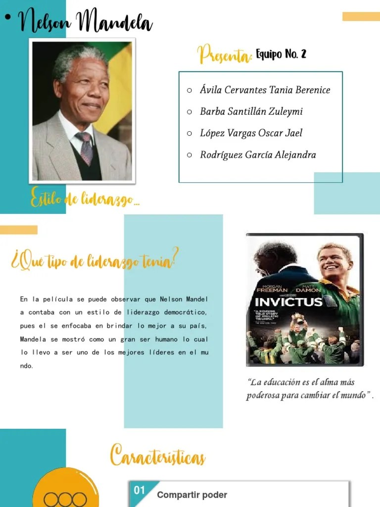 Liderazgo Nelson Mandela | PDF