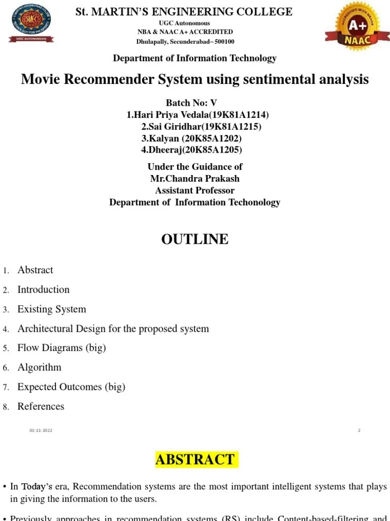 Movie Recommender System | Download Free PDF | Unified Modeling ...