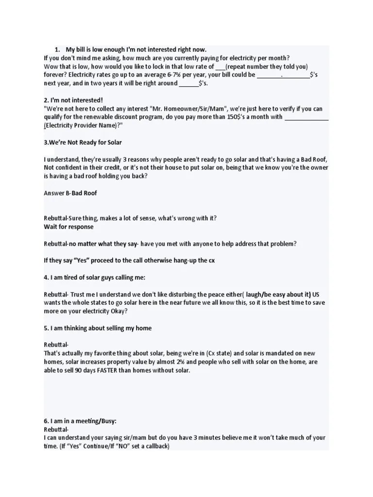 Solar Rebuttals Updated | PDF