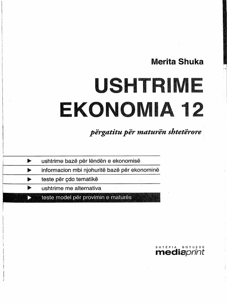Ushtrime Dhe Probleme Ekonomia 12 | PDF
