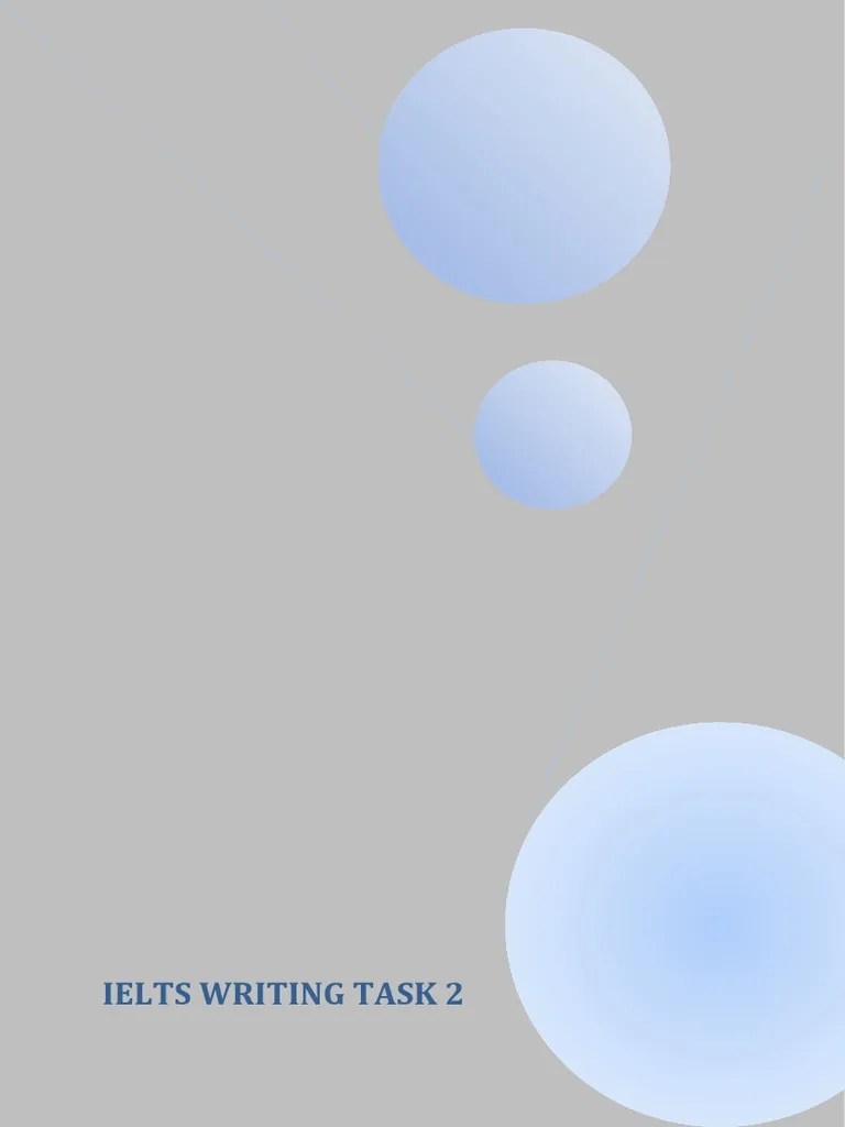 Ielts Writing Task 2 | PDF