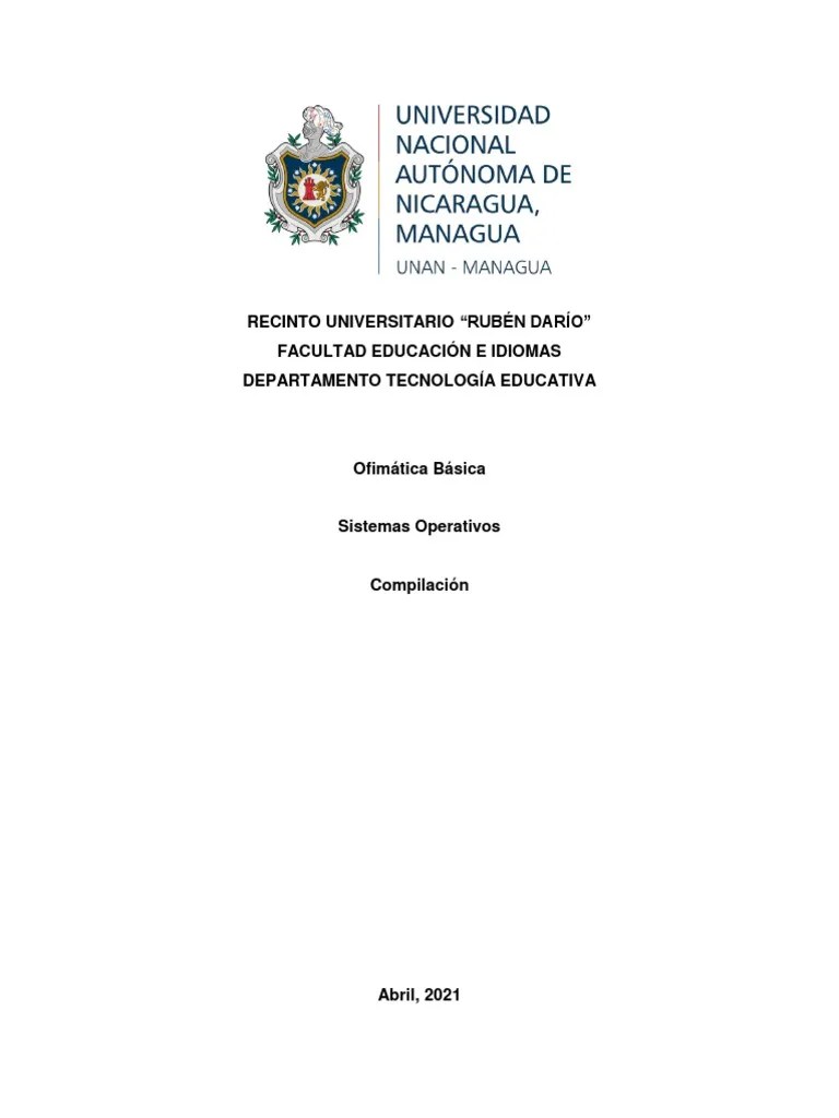 El Sistema Operativo - V2 | PDF | Ventana (informática) | Sistema Operativo