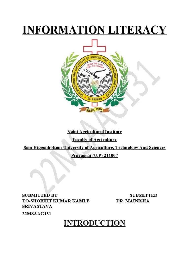 Information Literacy | PDF | Information Literacy | Teaching Method