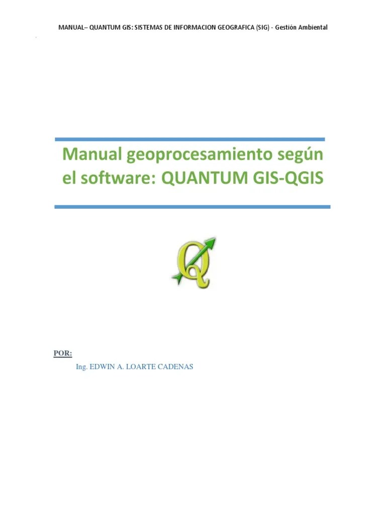 Manual QGIS | PDF | Sistema De Información Geográfica | Ciencias De La Computación
