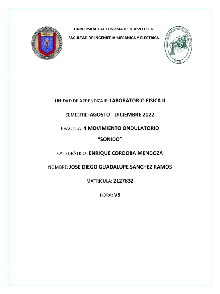 Practica 4 Lab Fisica 2 | PDF