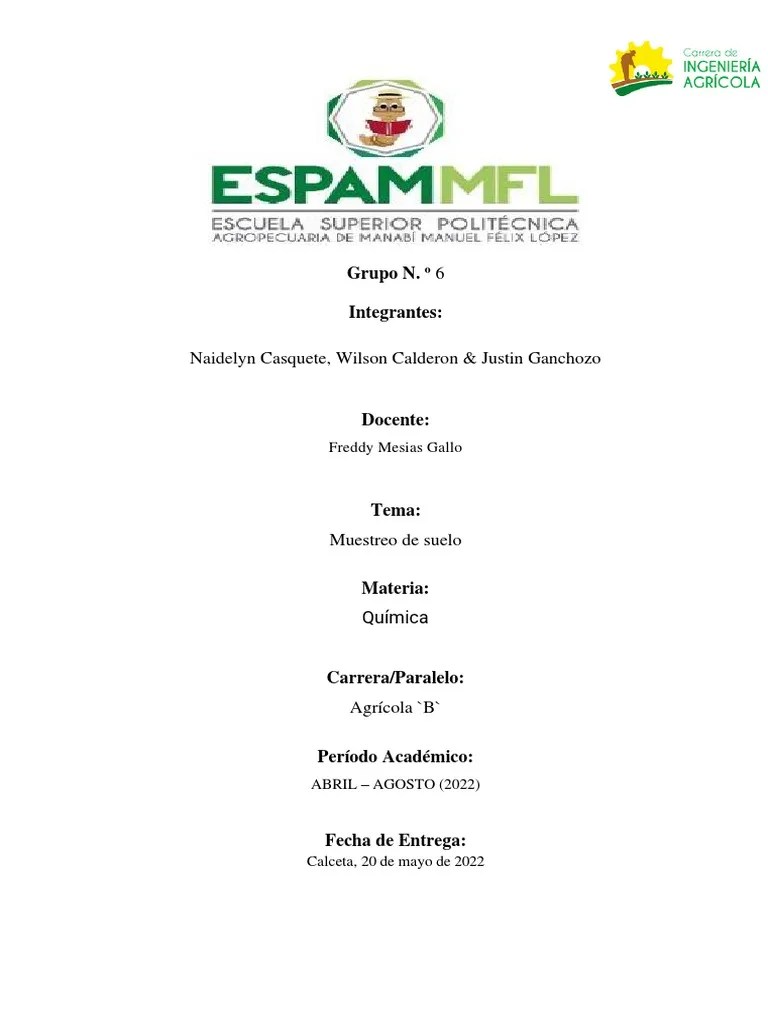 Muestreo De Suelo | PDF | Suelo | Muestreo (Estadísticas)