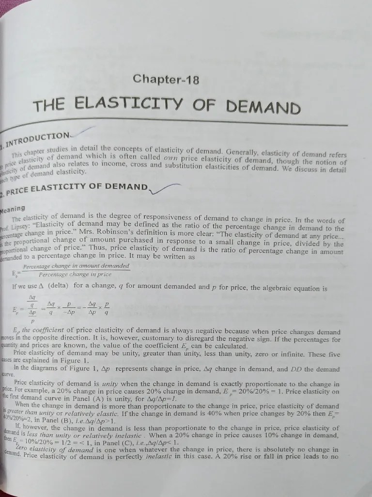 Elasticity Of Demand | PDF | Price Elasticity Of Demand | Elasticity ...