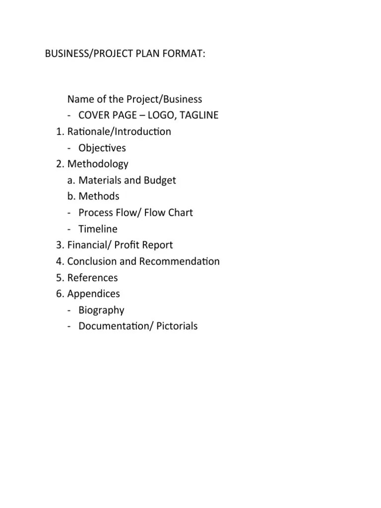 Business Plan Format | PDF