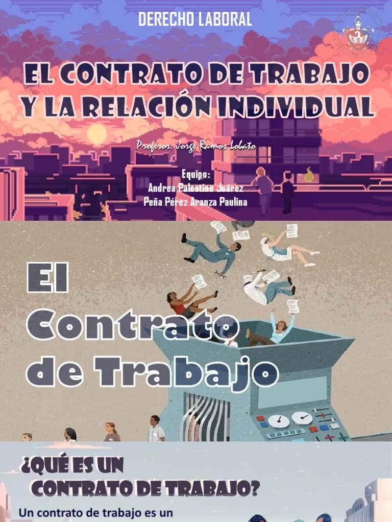 Contrato De Trabajo Y Relación Laboral Individual | Descargar Gratis PDF | Salario | Derecho Laboral