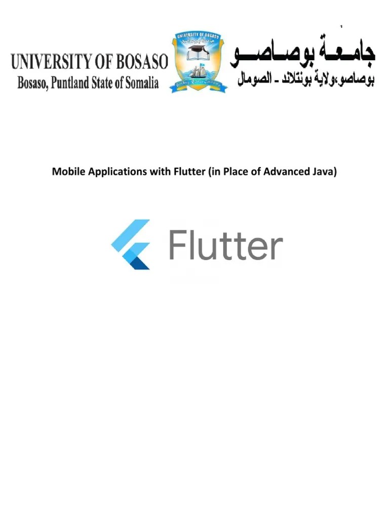 Flutter Apps With SQLite & APIs | PDF | Control Flow | Databases
