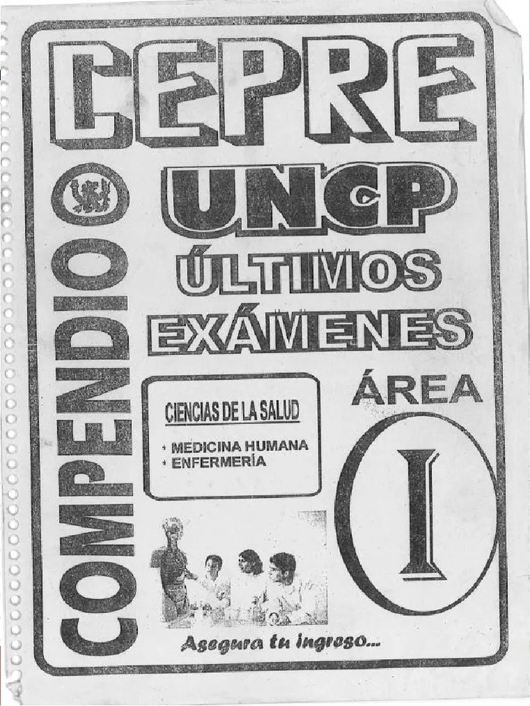Exámenes Cepre Uncp Área I | PDF