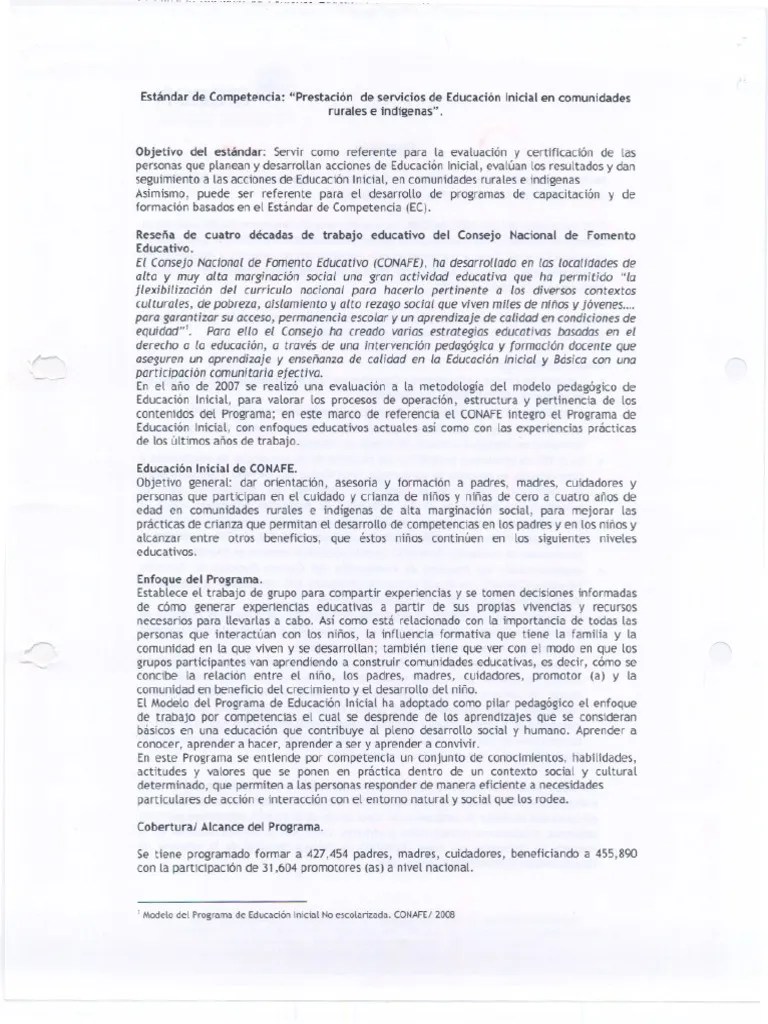 Documentación Soporte De La Elaboración Del Nuevo Estandar | PDF