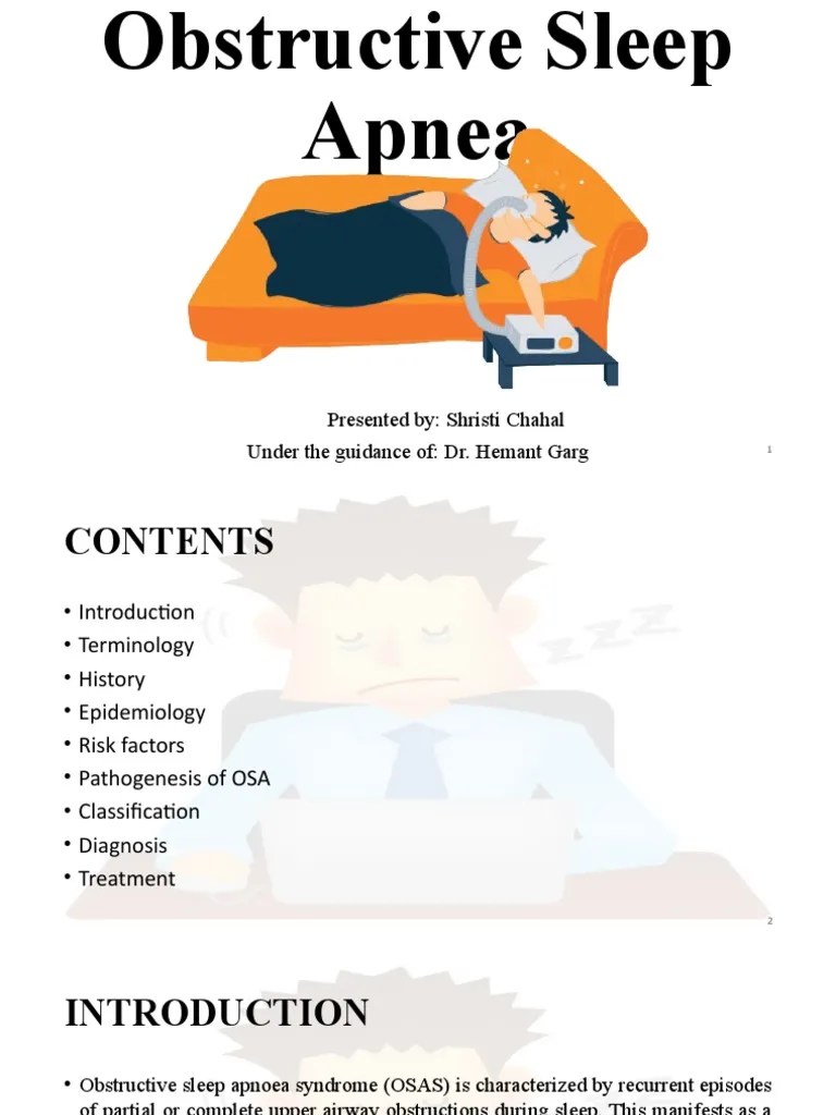Obstructive Sleep Apnea | PDF | Sleep Apnea | Snoring