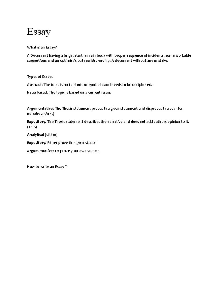 Essay | Download Free PDF | Essays | Cognition