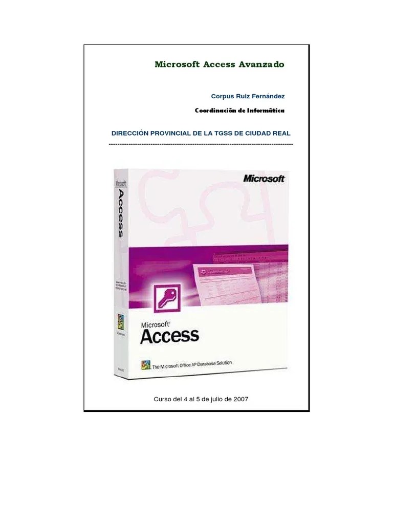 Curso Access | PDF | Bases De Datos | Base De Datos Relacional
