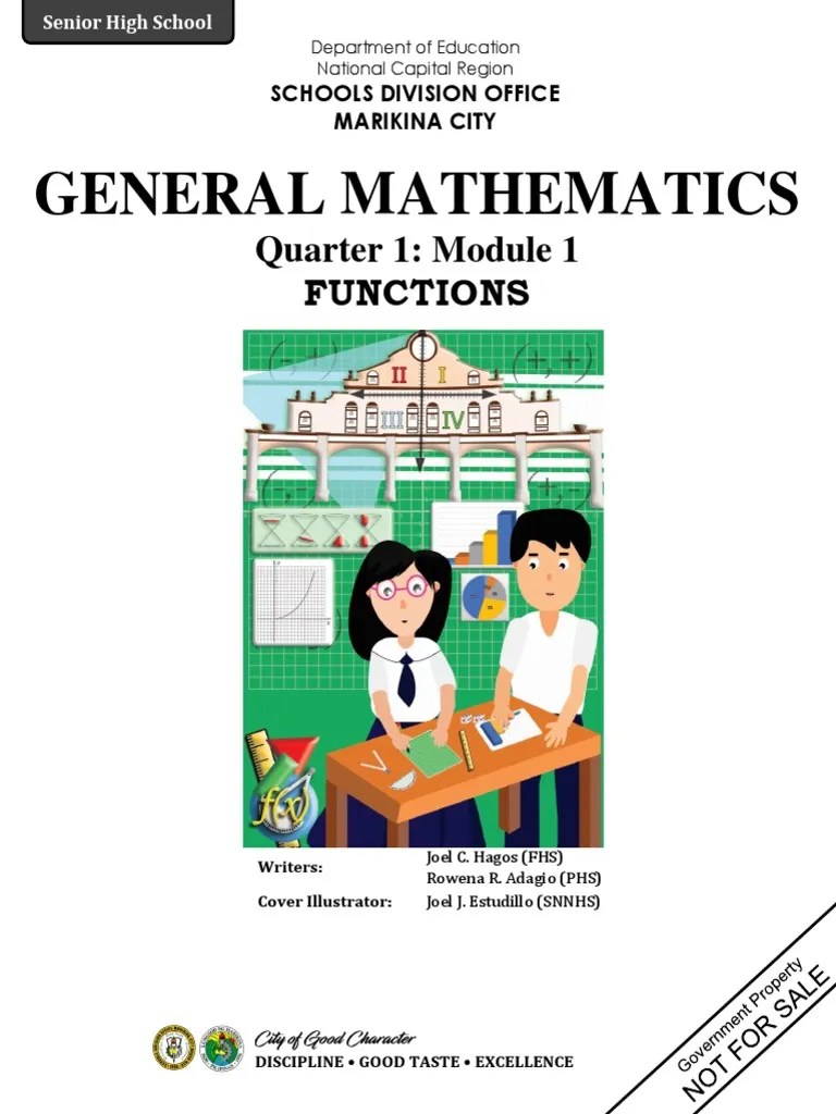 MATH GR11GenMath QTR1-MODULE-1 | PDF | Variable (Mathematics ...