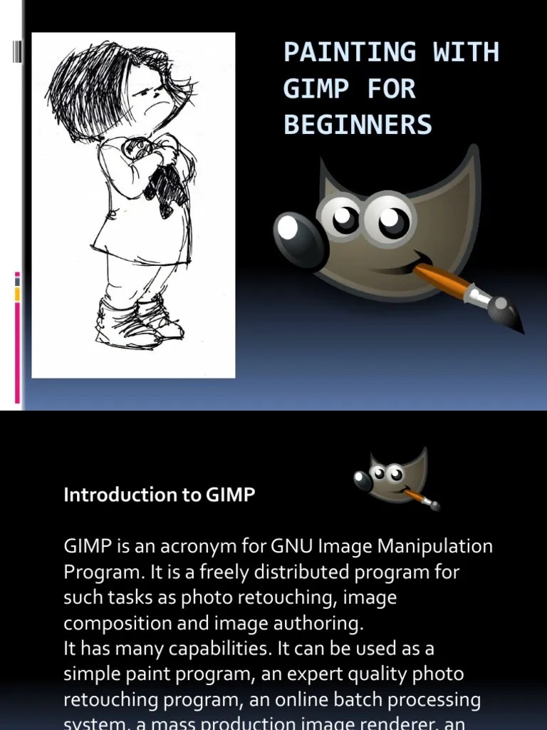 Painting With Gimp For Beginners | Download Free PDF | Software ...