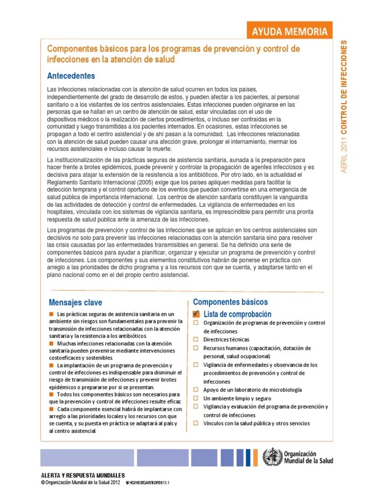 IPC Core Components GAR Aide Memoire 2011 Spa | PDF | Asistencia ...