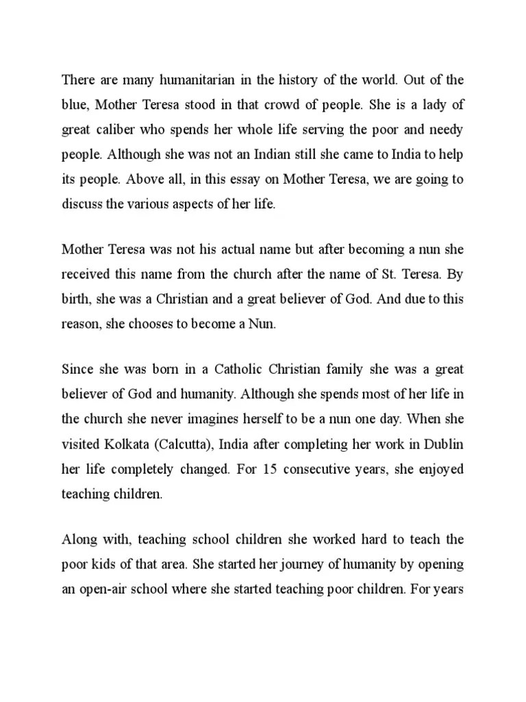 Mother Teresa | Download Free PDF | Mother Teresa | Mahatma Gandhi