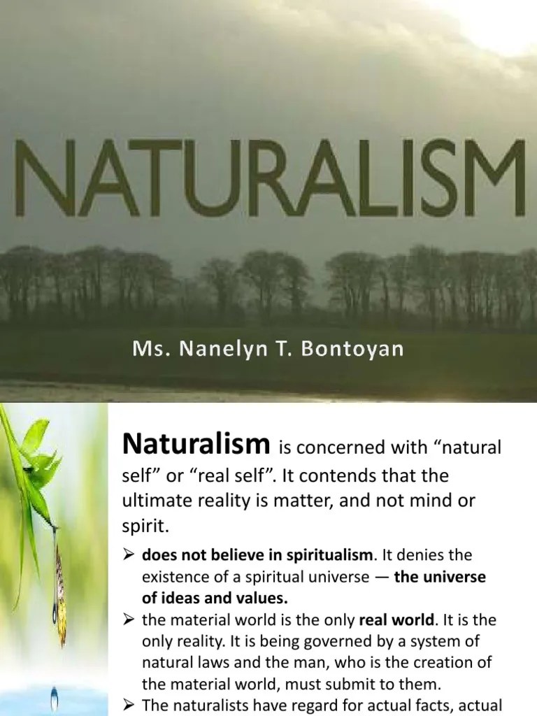 An Overview Of The Philosophy Of Naturalism In Education | PDF ...