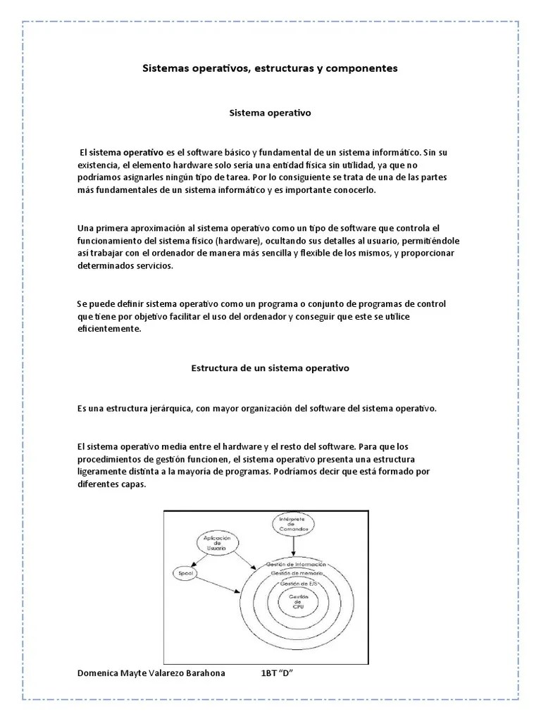 Sistemas Operativos | PDF