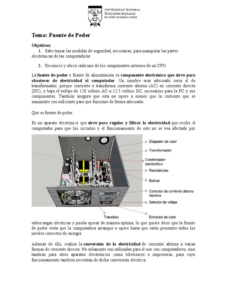 Mantenimiento De Computadoras | Descargar Gratis PDF | Memoria De Acceso Aleatorio | Hardware De ...