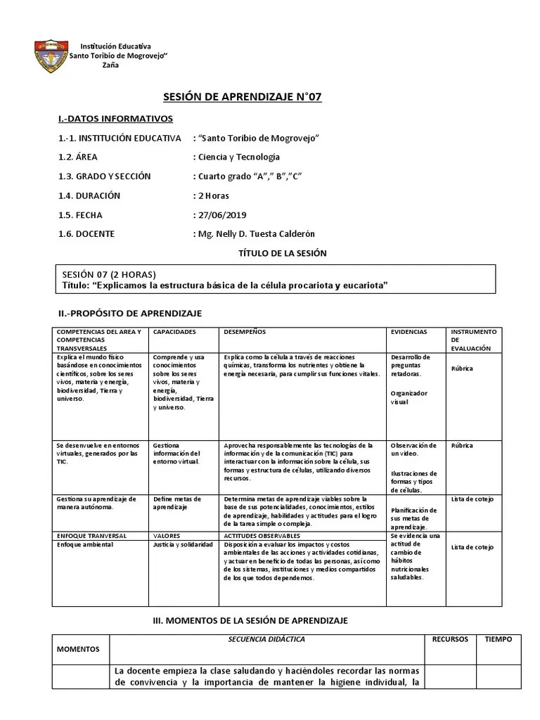 Clase De Celula Excelente | PDF | Biología Celular) | Organismos