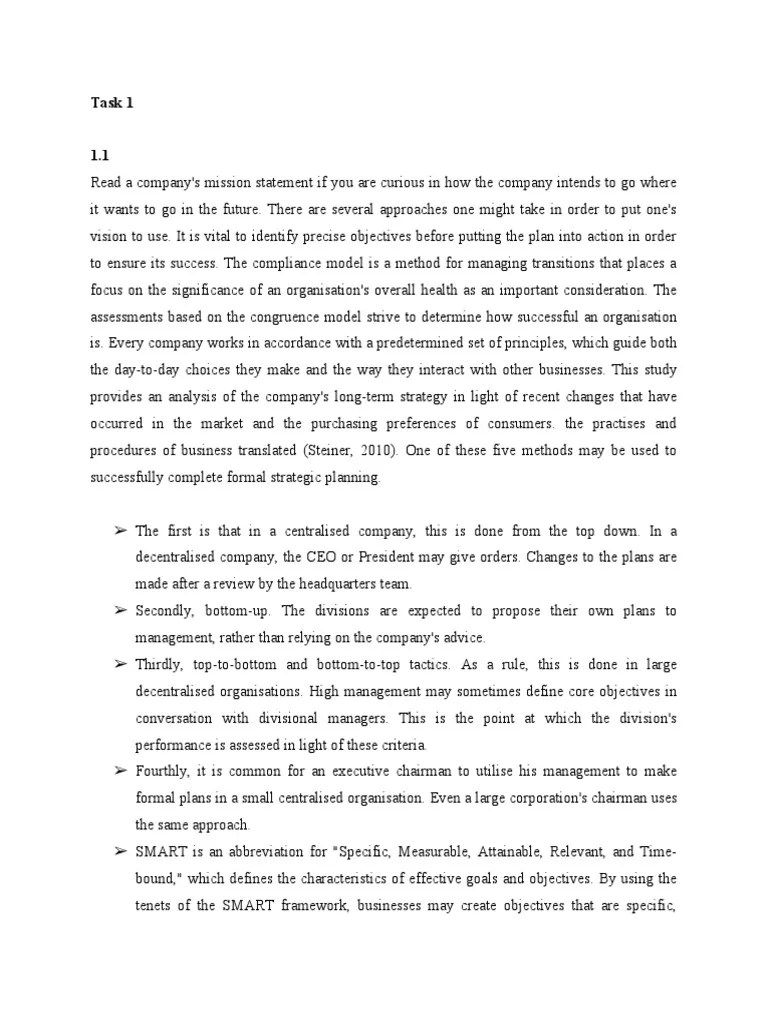 Strategic Planning | PDF | Strategic Planning | Strategic Management