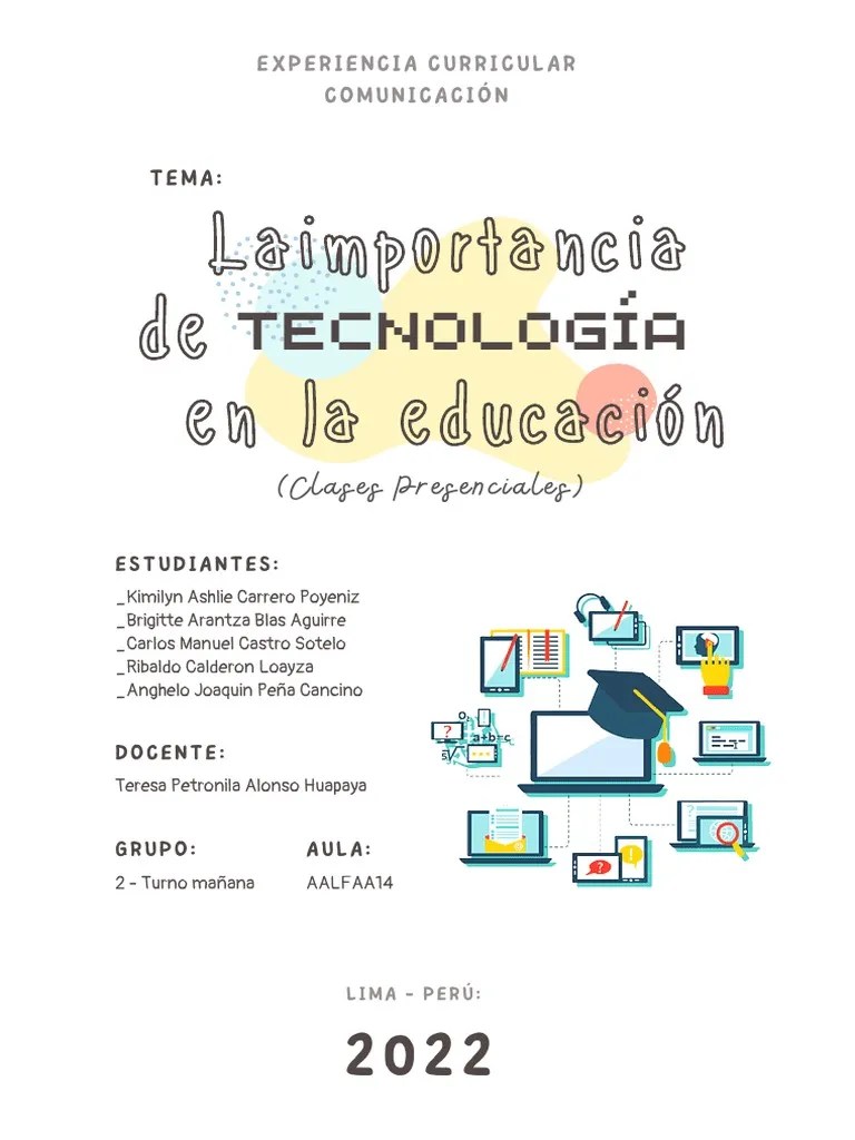 La Tecnología En La Educación | PDF | Tecnologia Educacional | Aprendizaje