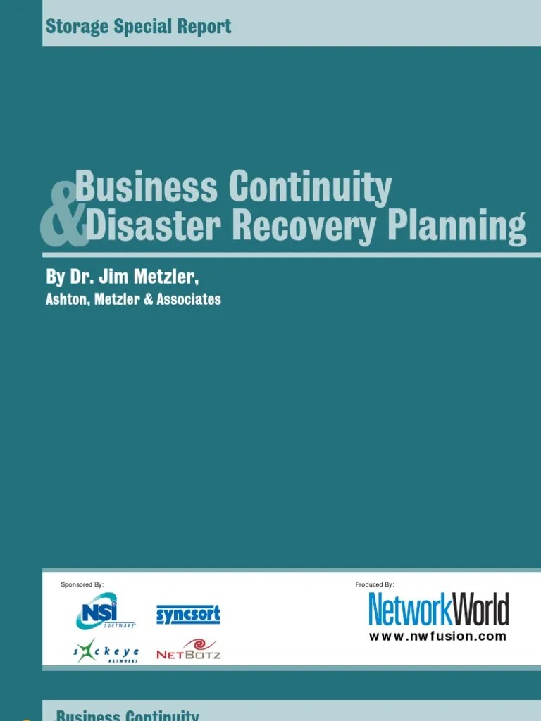 Business Continuity And Disaster Recovery | PDF | Business Continuity | Network Switch