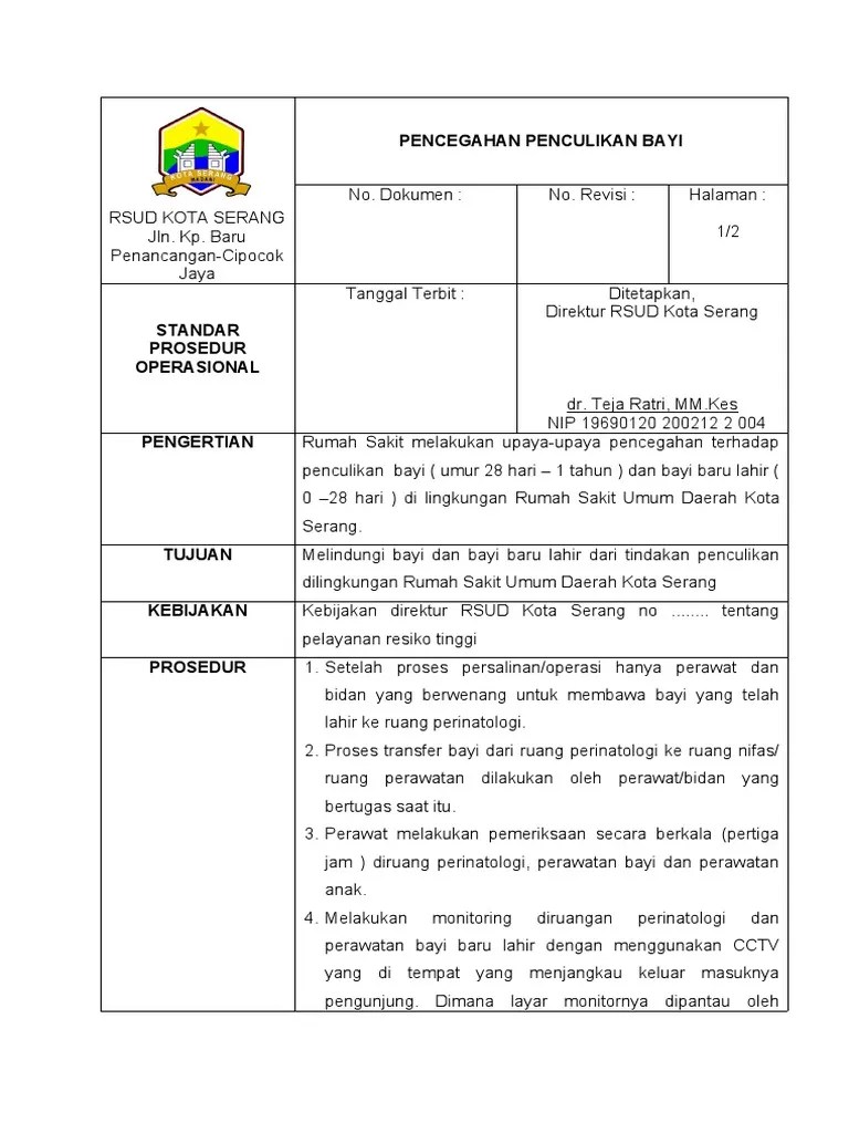 Spo Pencegahan Penculikan Bayi | PDF