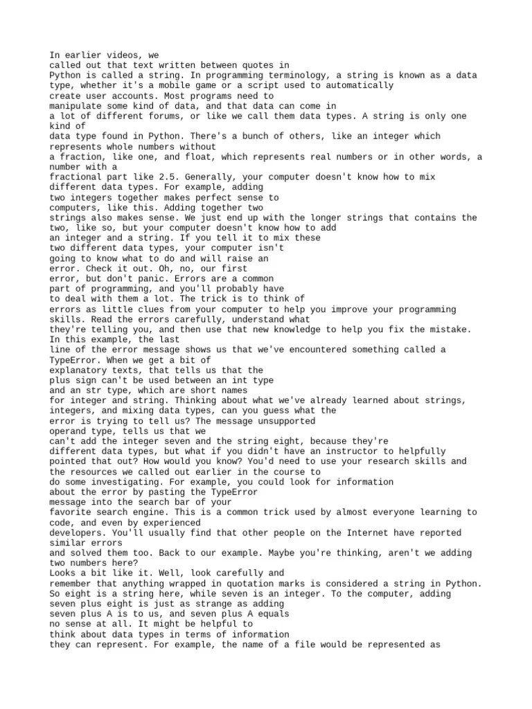 Datatypes | PDF | Data Type | String (Computer Science)