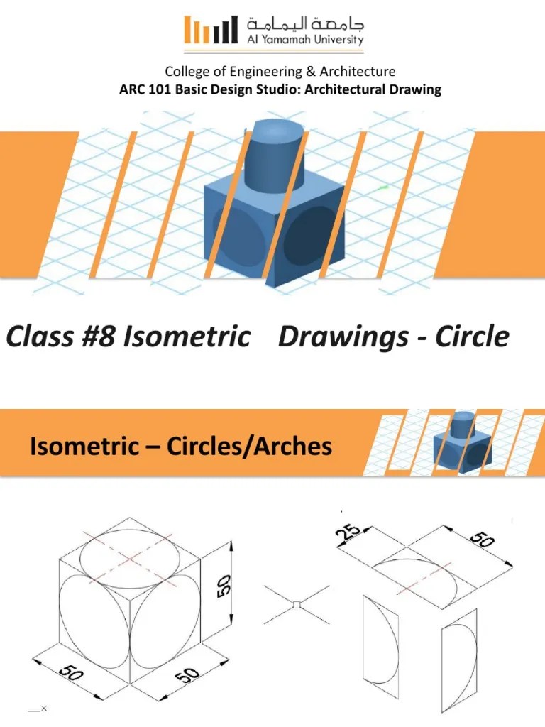 Drawing Ellipses To Represent Circles In Isometric Projection: A Step ...