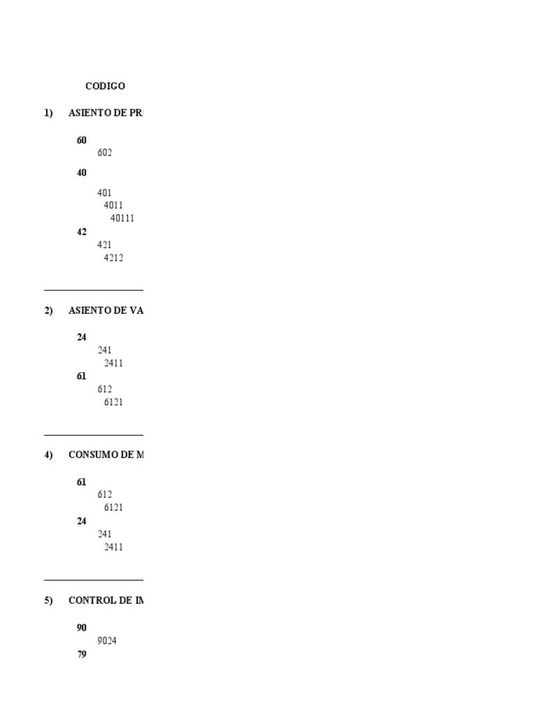 Asientos Contables Costo De Produccion | Descargar Gratis PDF ...