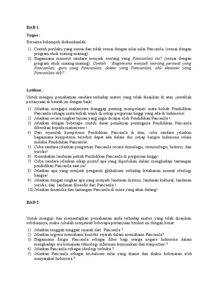 Soal Pancasila | PDF