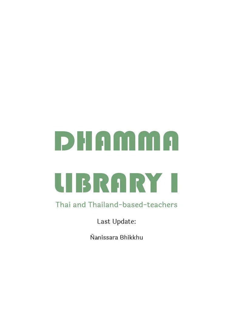 Dhamma Library I | PDF | Āstika | Indian Religions