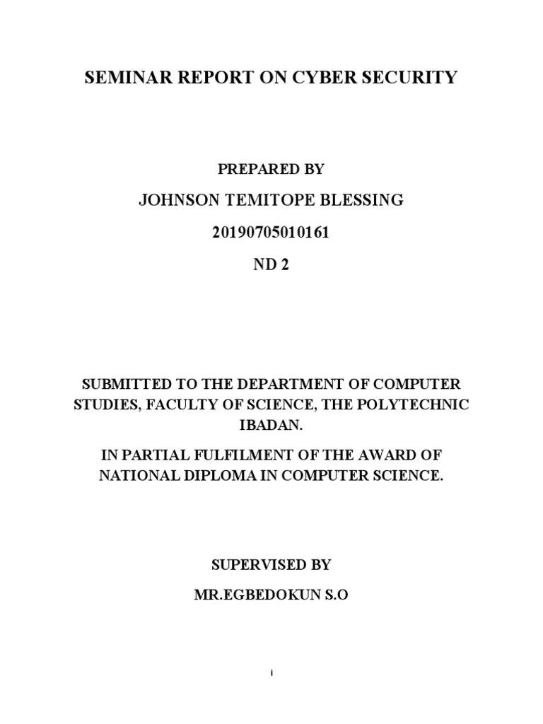 Cyber Security | PDF