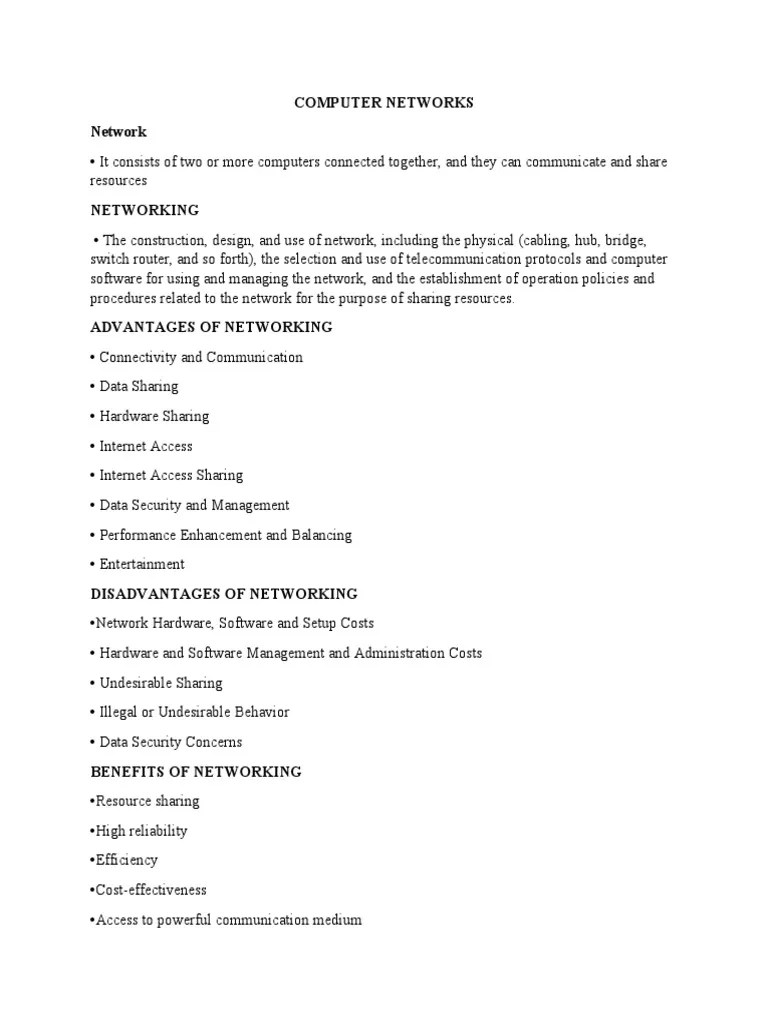 Computer Networks | PDF