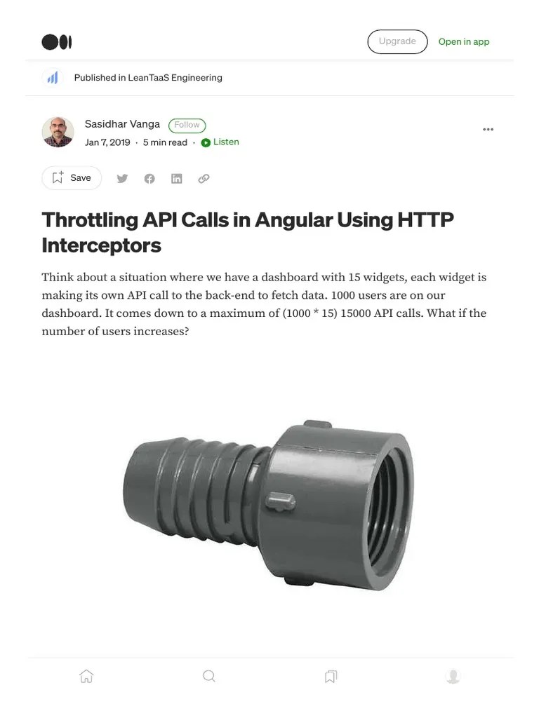HTTP API Throttling In Angular Using Interceptors | PDF | Hypertext ...