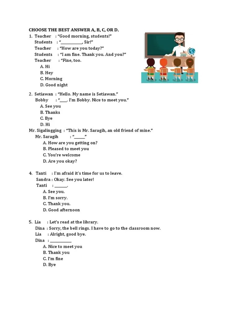 Latihan Soal - Quiz Chapter 1 | PDF