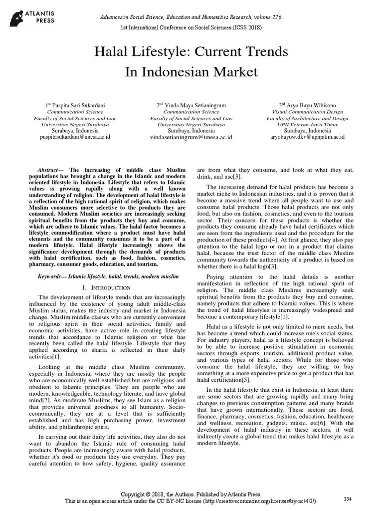Halal Lifestyle Current Trends | PDF | Fashion | Tourism