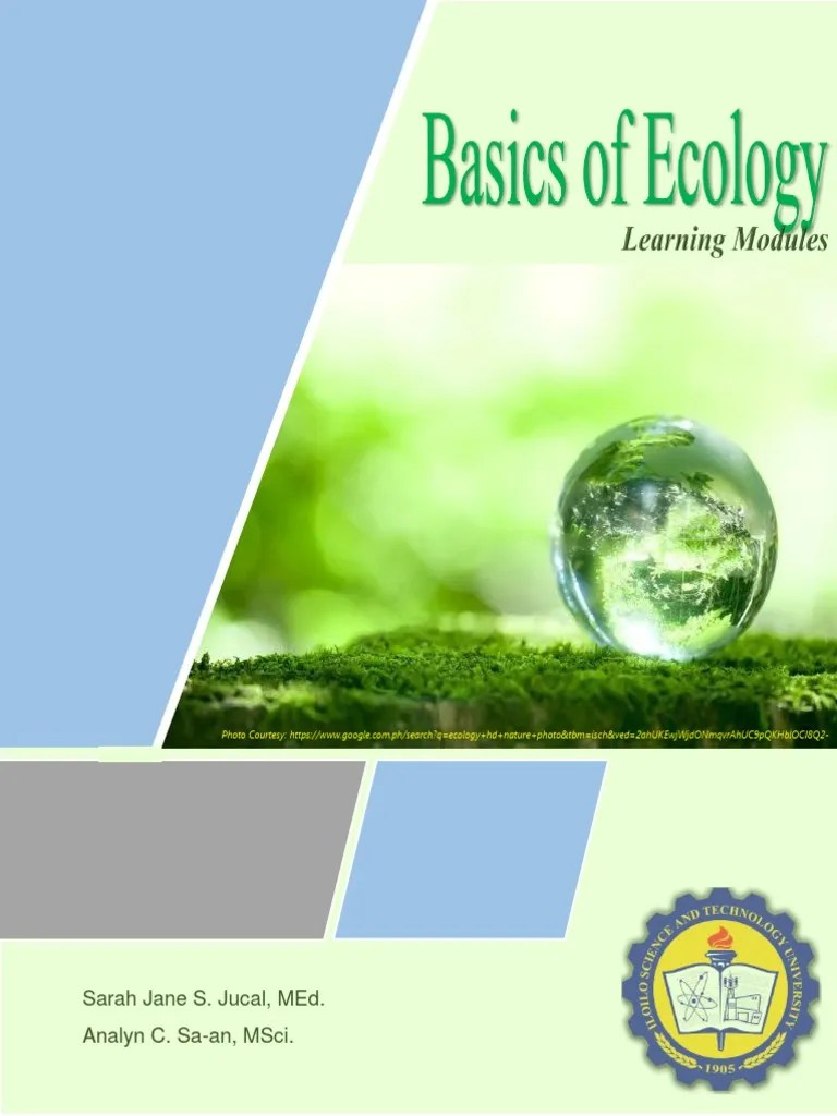 Module 2 Basics Of Ecology | PDF