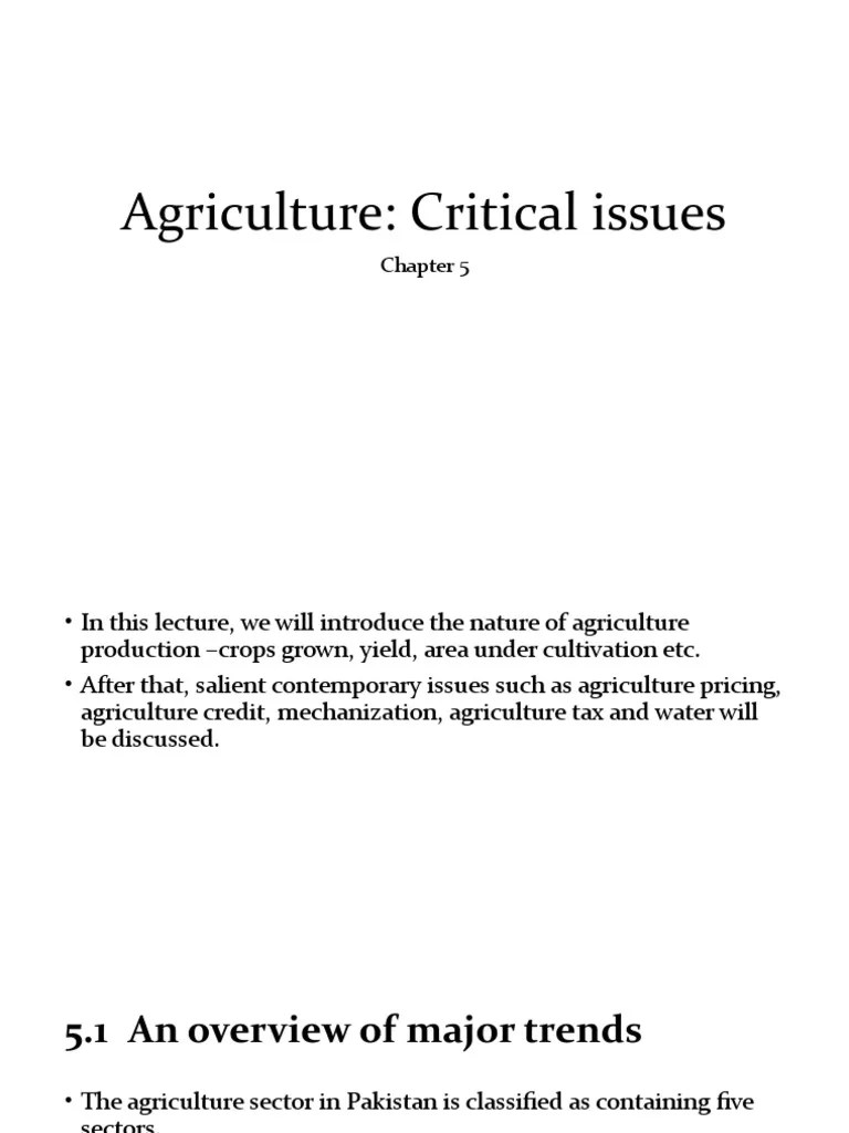 Agriculture | PDF | Taxes | Agriculture