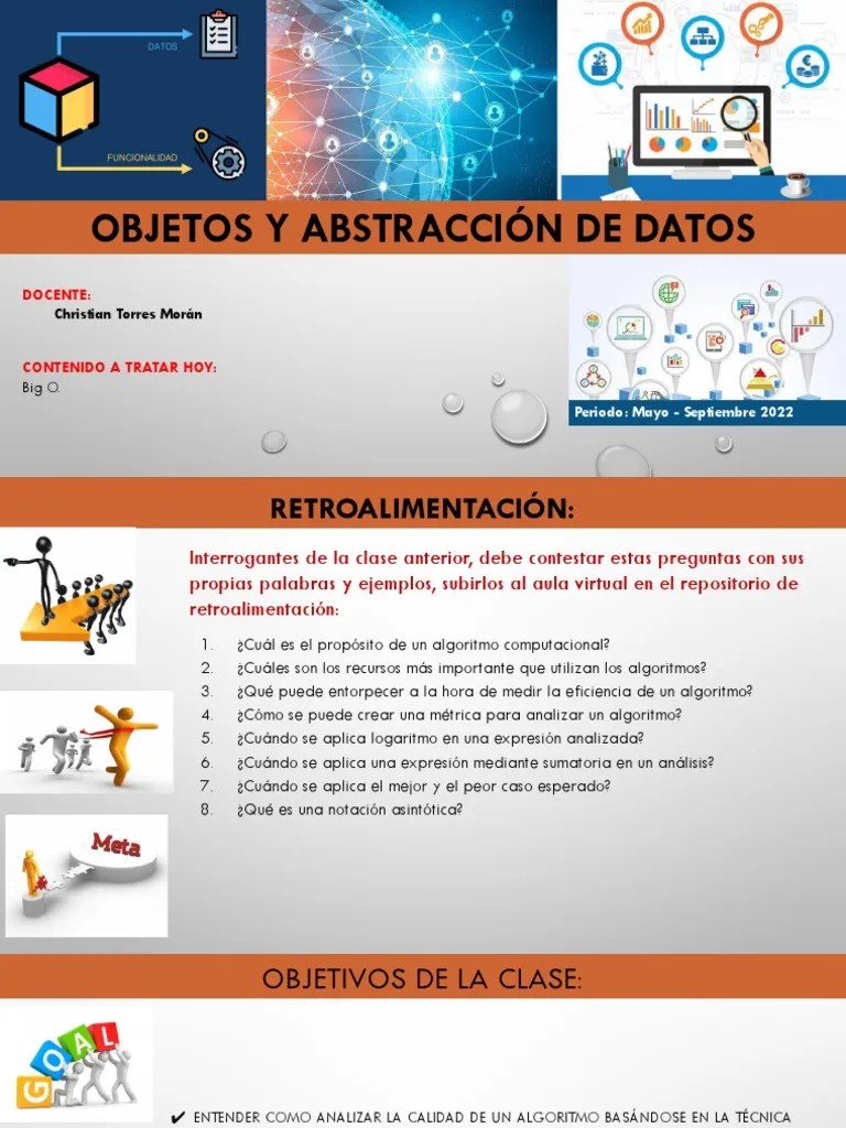 C6 - Objetos Y Abstracción De Datos | PDF | Estructura De Datos De Matriz | Algoritmos