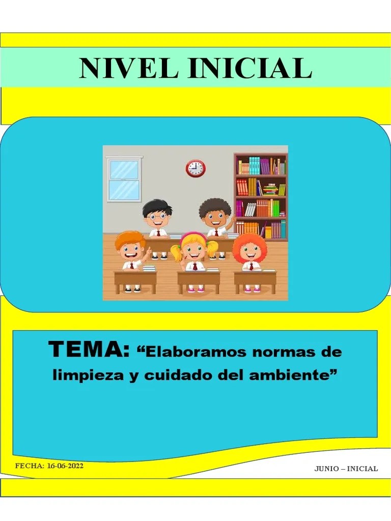 Sesion 09-16 De Junio-Inicial | PDF | Evaluación | Salón De Clases